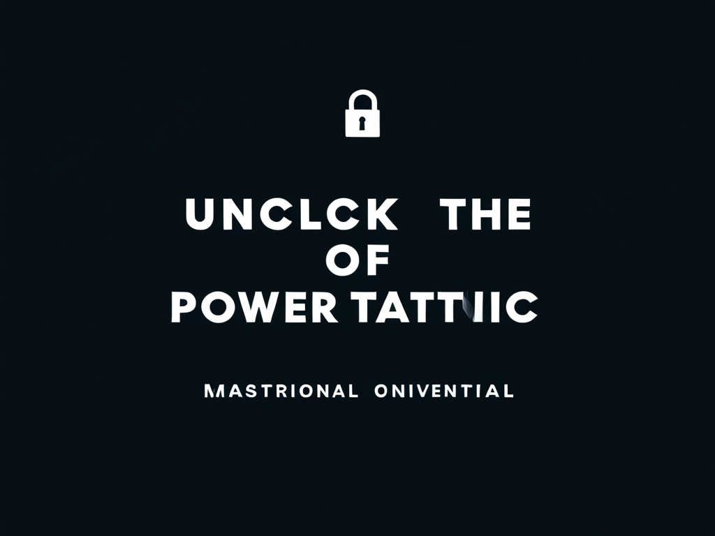 Featured image for blog post: Unlock the Power of Pain: Mastering Unconventional Tactic...